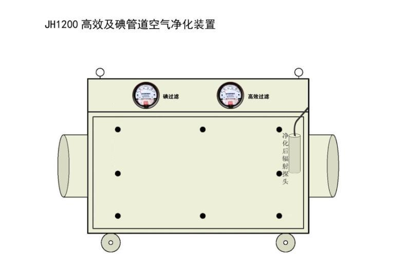 JH1200高效及碘管道凈化裝置 JH1200高效及碘管道凈化裝置